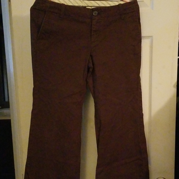 Brown boot leg pants - Picture 1 of 4